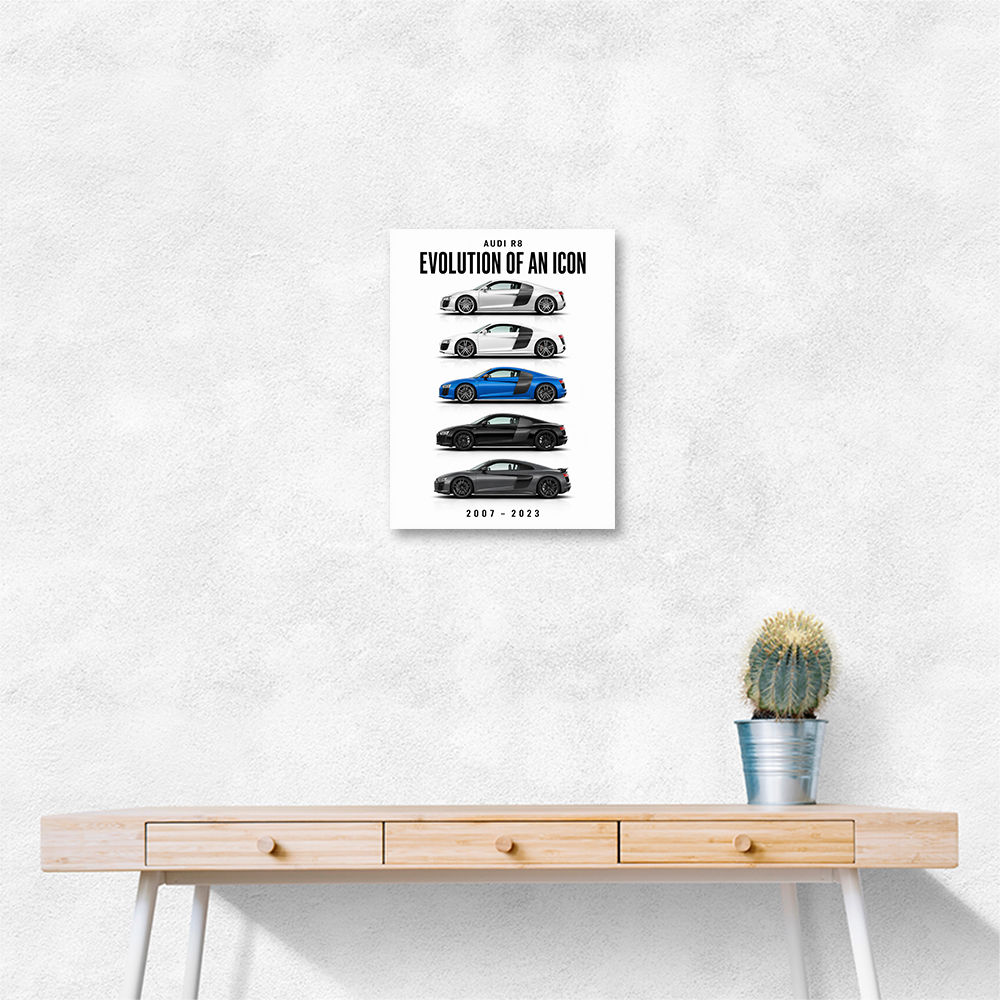 Audi R8 Evolution Art Print