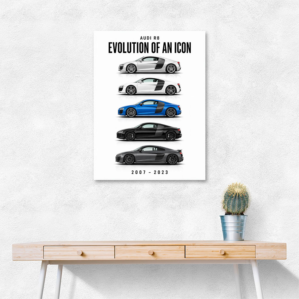 Audi R8 Evolution Art Print