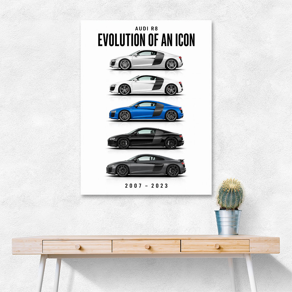 Audi R8 Evolution Art Print