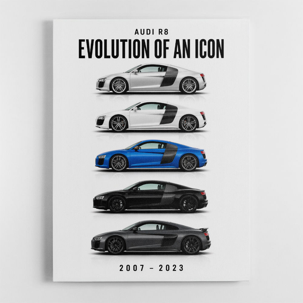 Audi R8 Evolution Art Print