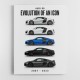 Audi R8 Evolution Art Print