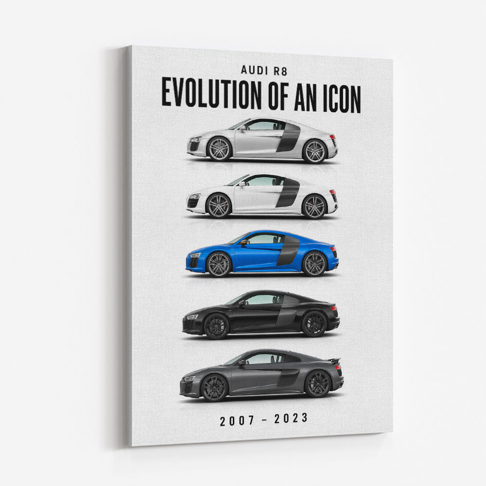 Audi R8 Evolution Art Print