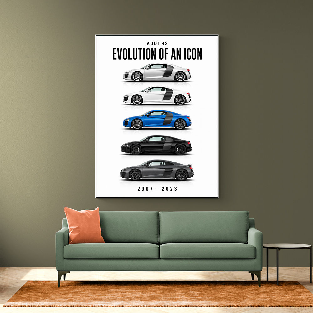 Audi R8 Evolution Art Print