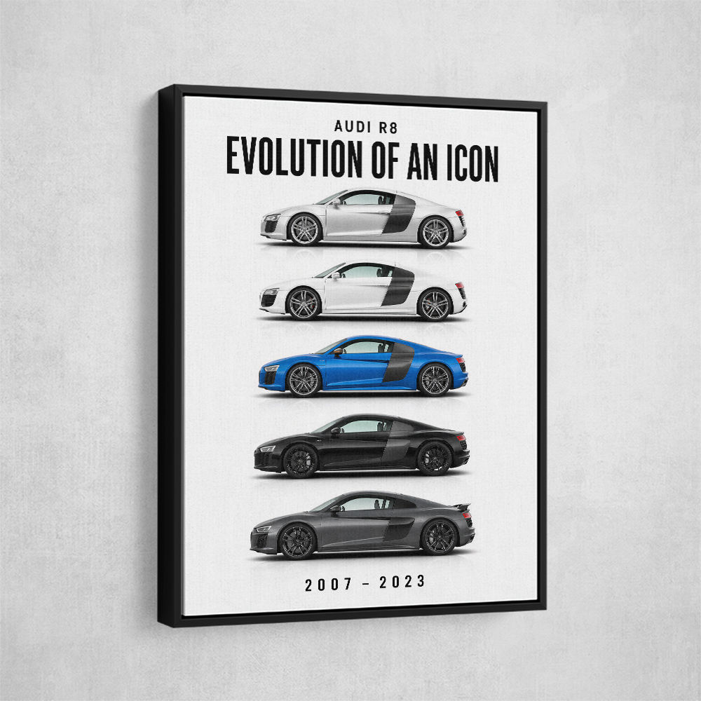 Audi R8 Evolution Art Print