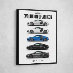 Audi R8 Evolution Art Print