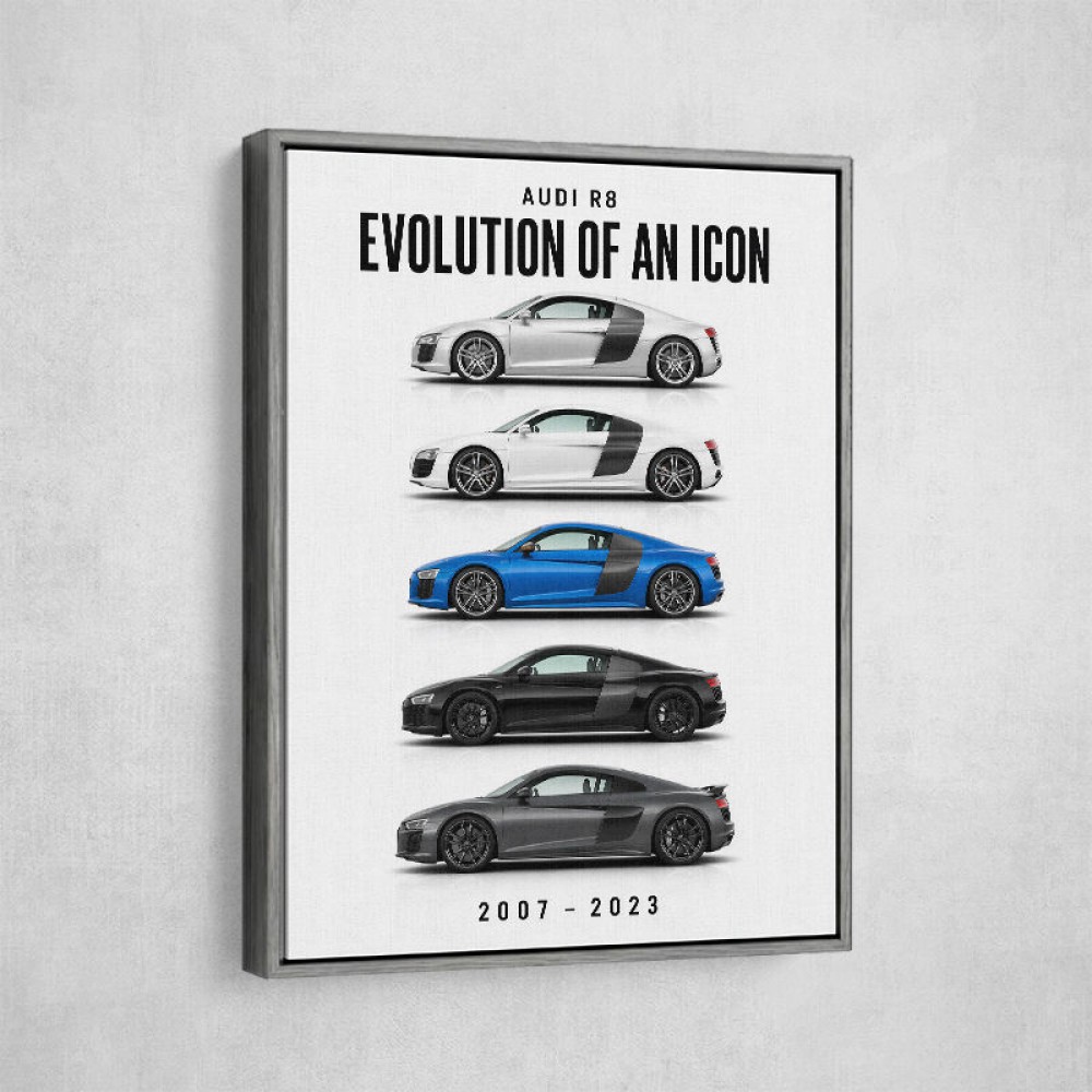 Audi R8 Evolution Art Print