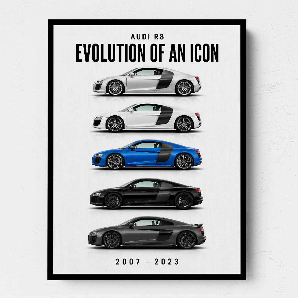 Audi R8 Evolution Art Print