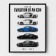 Audi R8 Evolution Art Print