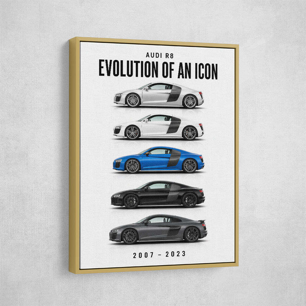 Audi R8 Evolution Art Print