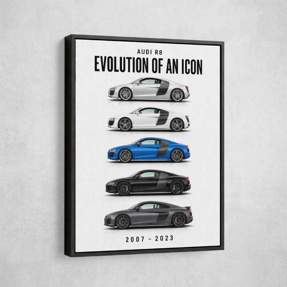 Audi R8 Evolution Art Print
