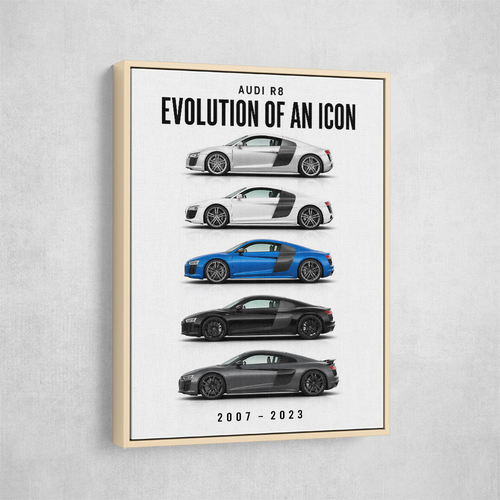 Audi R8 Evolution Art Print