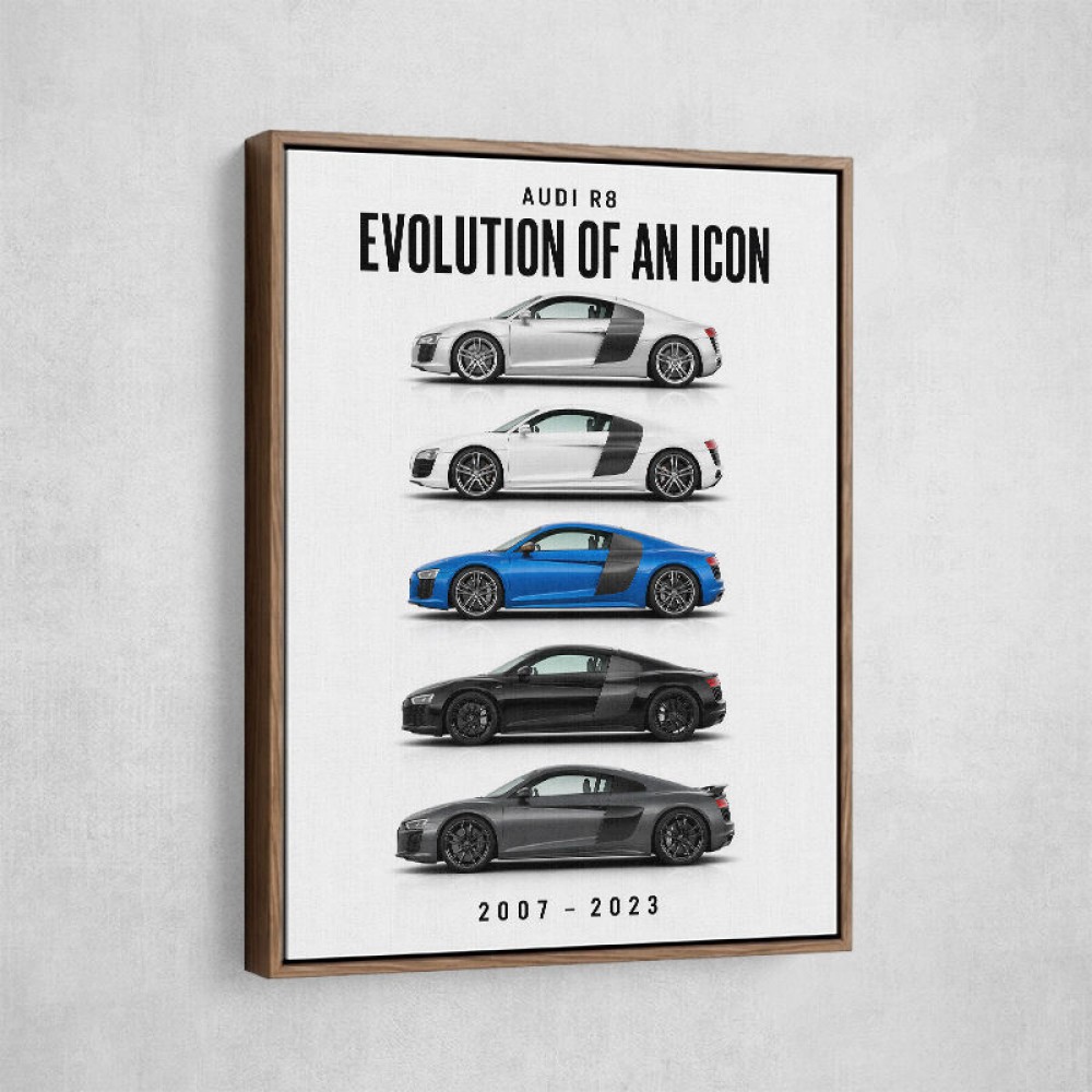 Audi R8 Evolution Art Print