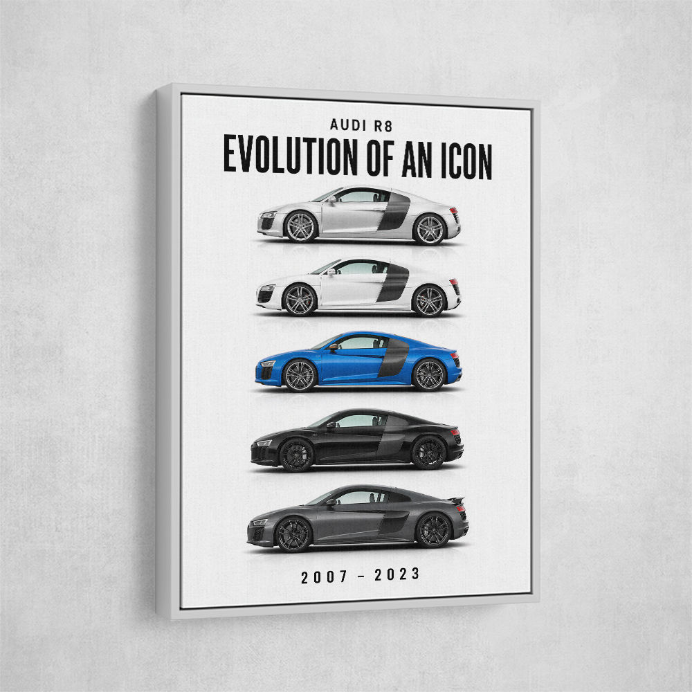 Audi R8 Evolution Art Print