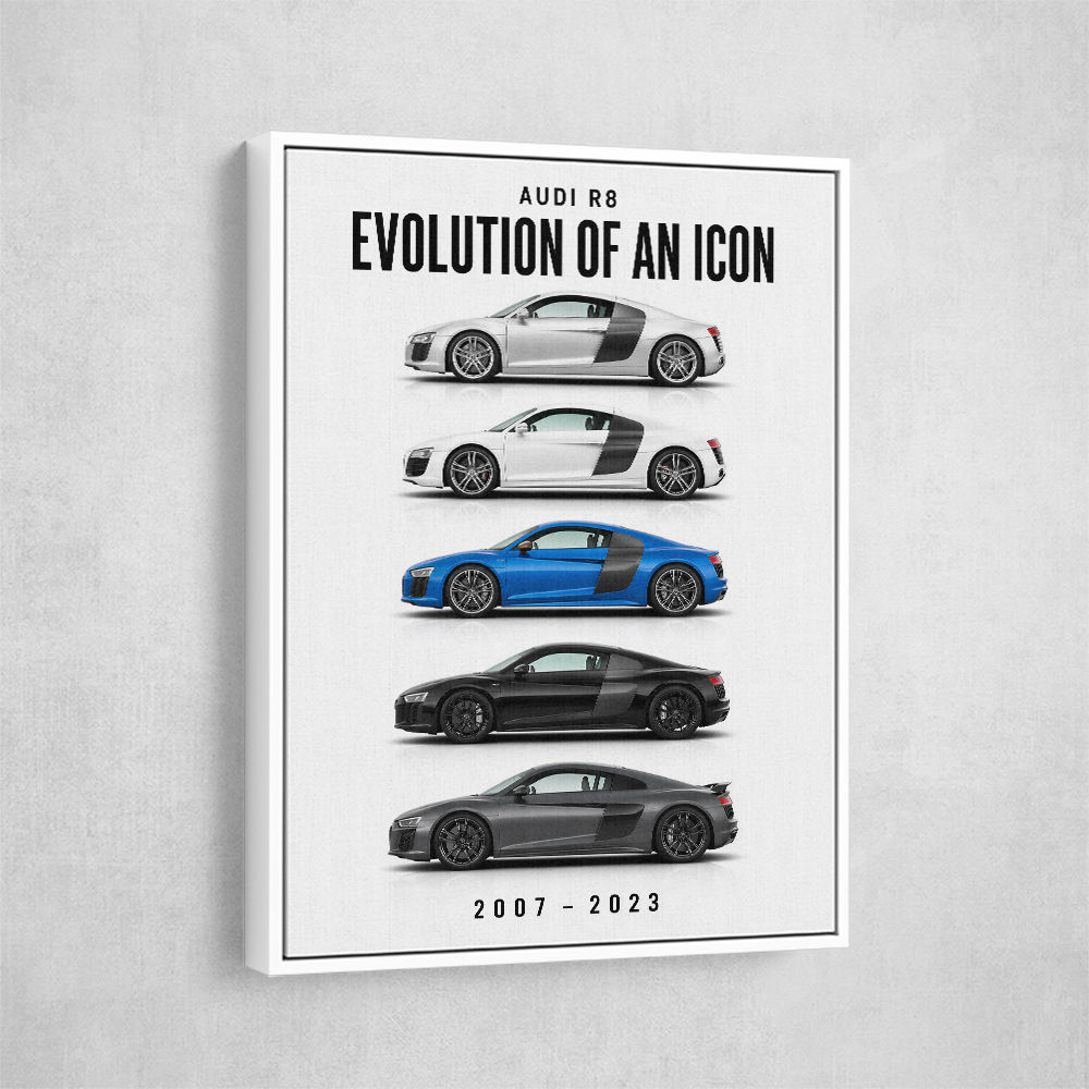 Audi R8 Evolution Art Print
