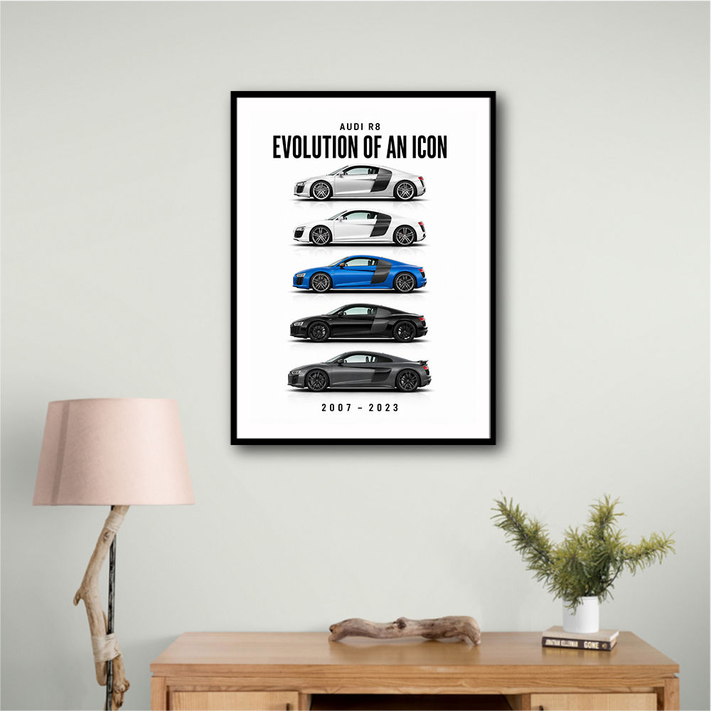 Audi R8 Evolution Art Print