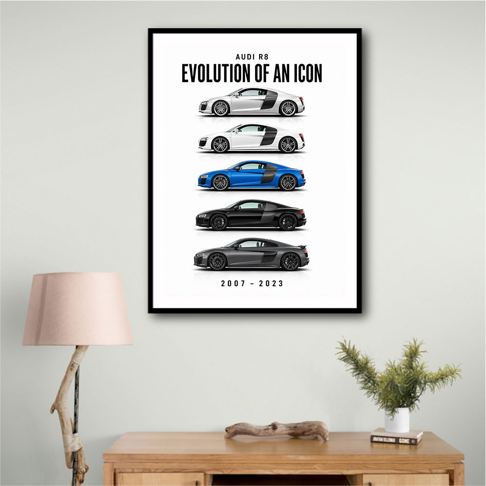Audi R8 Evolution Art Print