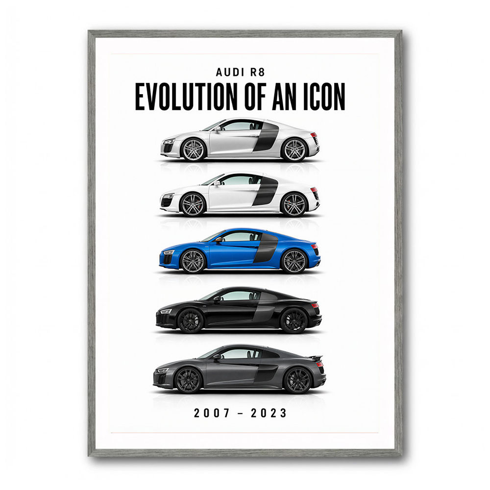 Audi R8 Evolution Art Print
