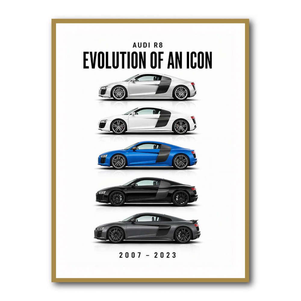 Audi R8 Evolution Art Print