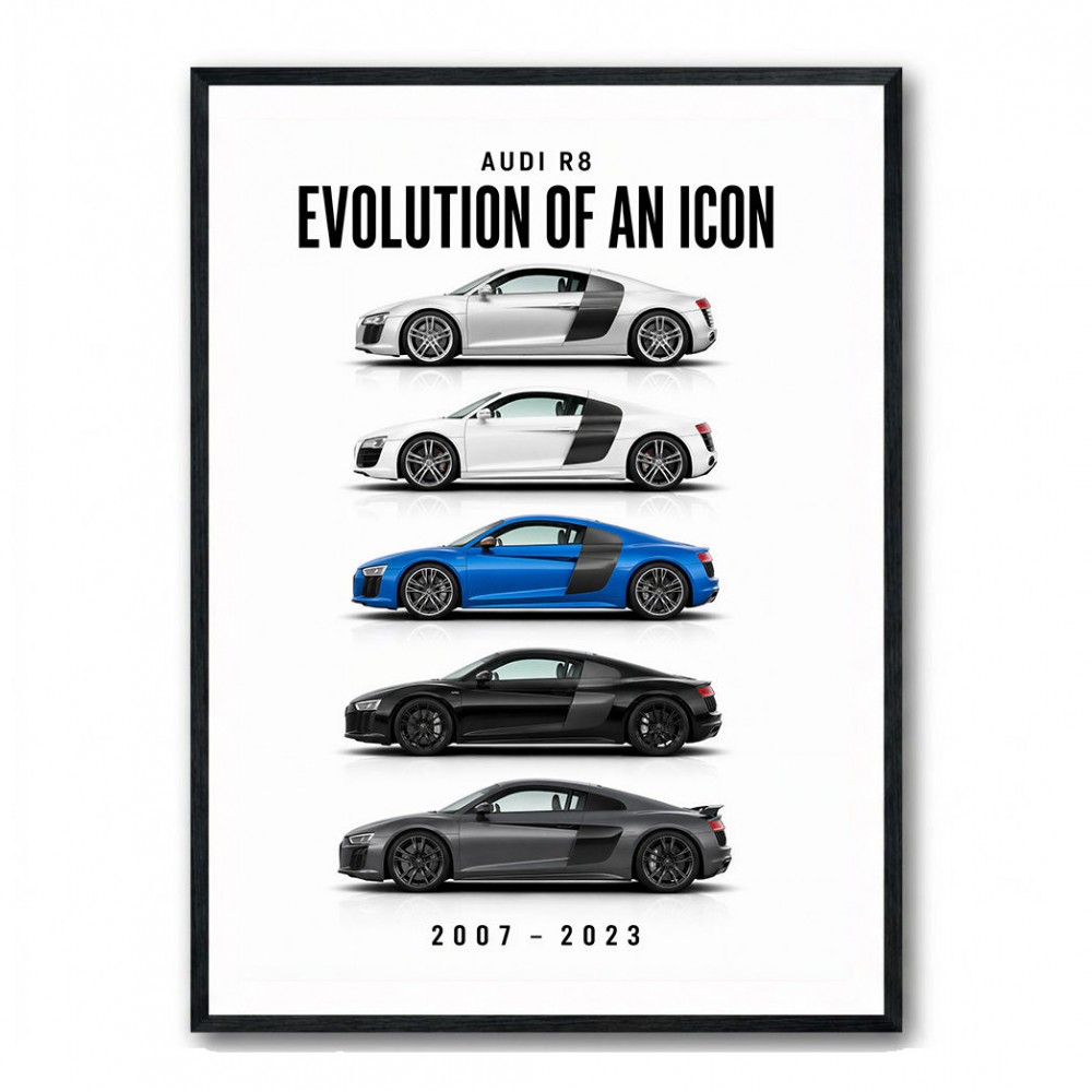 Audi R8 Evolution Art Print