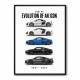 Audi R8 Evolution Art Print
