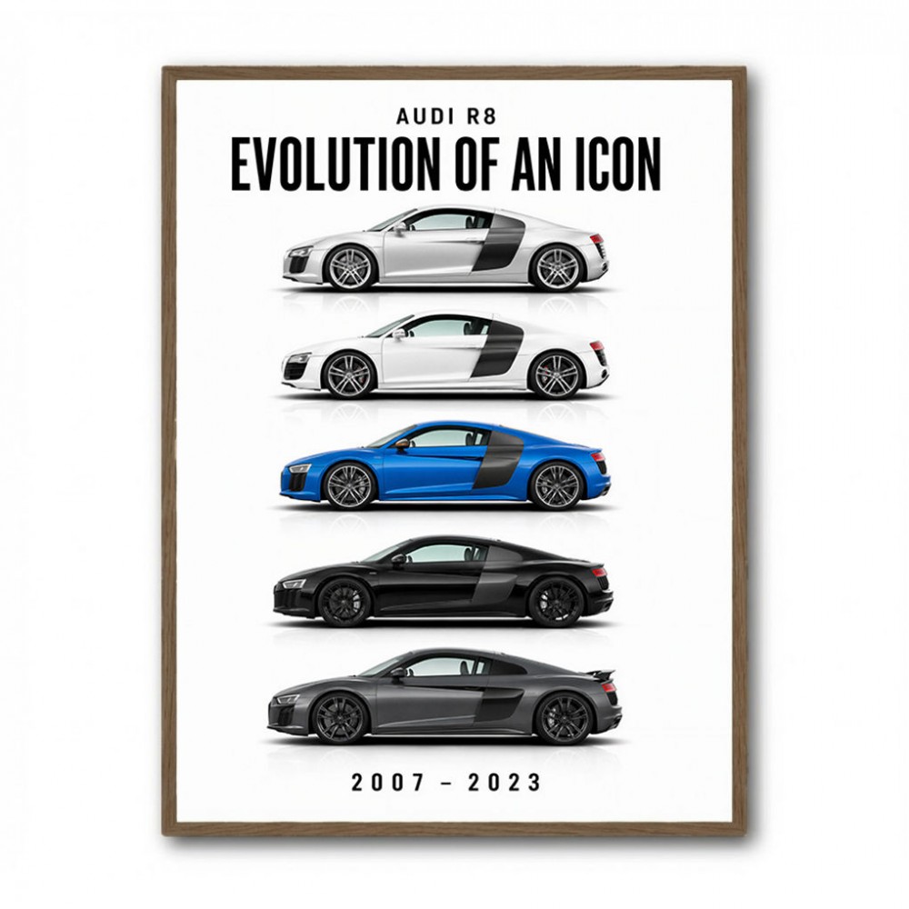 Audi R8 Evolution Art Print