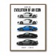 Audi R8 Evolution Art Print