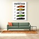Aventador Evolution Supercar Series Art Print