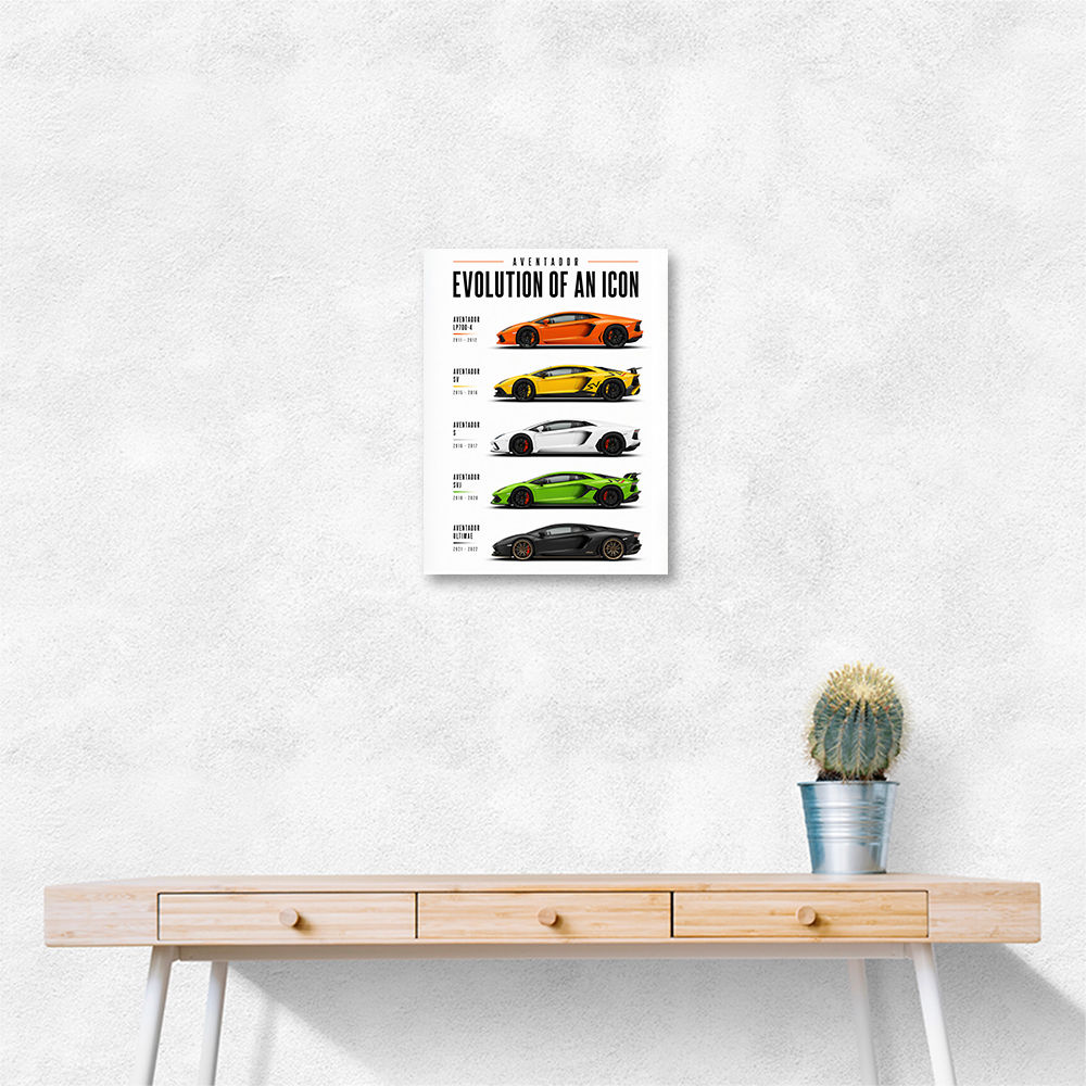 Aventador Evolution Supercar Series Art Print