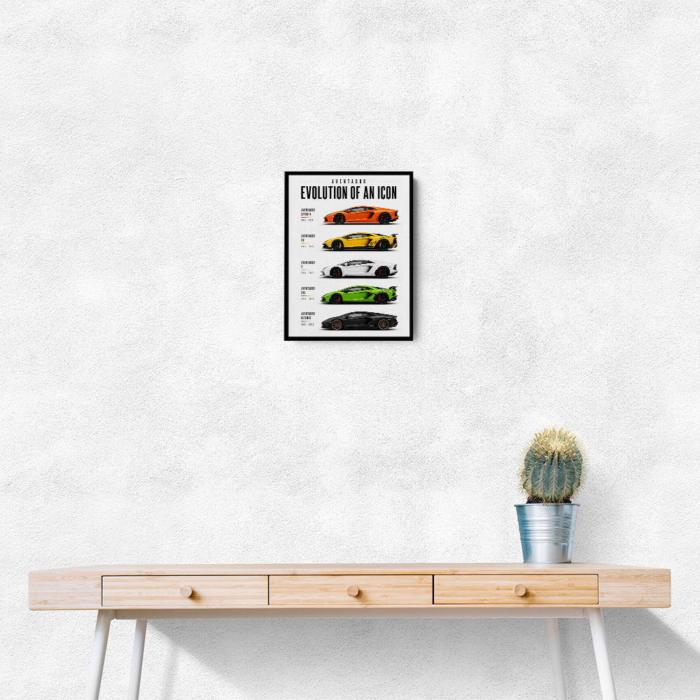 Aventador Evolution Supercar Series Art Print