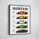Aventador Evolution Supercar Series Art Print