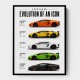 Aventador Evolution Supercar Series Art Print