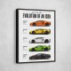 Aventador Evolution Supercar Series Art Print
