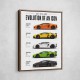 Aventador Evolution Supercar Series Art Print