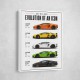 Aventador Evolution Supercar Series Art Print