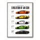 Aventador Evolution Supercar Series Art Print