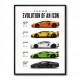Aventador Evolution Supercar Series Art Print