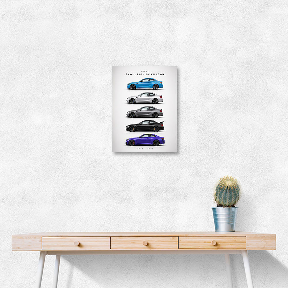 BMW M2 Evolution Of An Icon Art Print