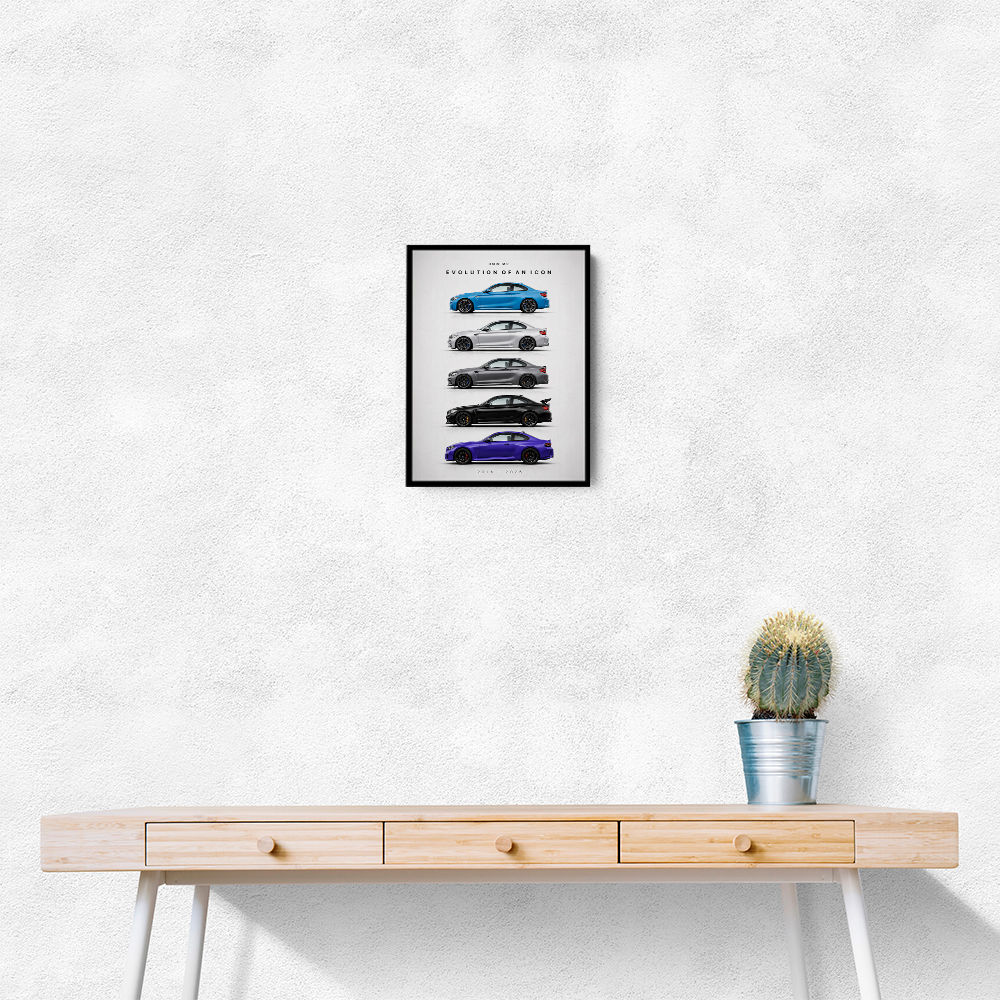 BMW M2 Evolution Of An Icon Art Print