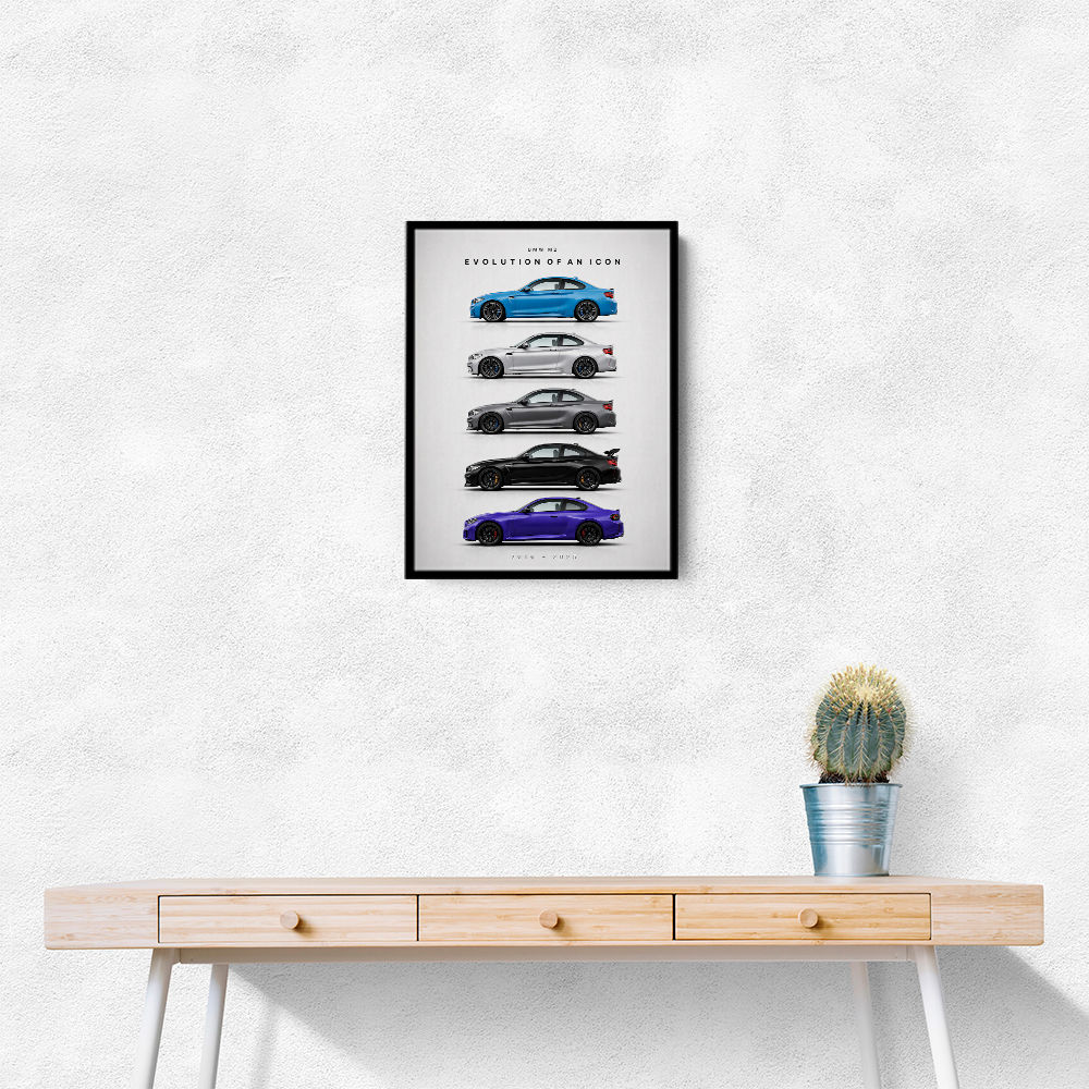 BMW M2 Evolution Of An Icon Art Print