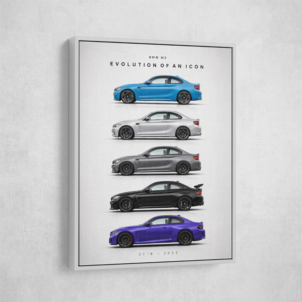 BMW M2 Evolution Of An Icon Art Print
