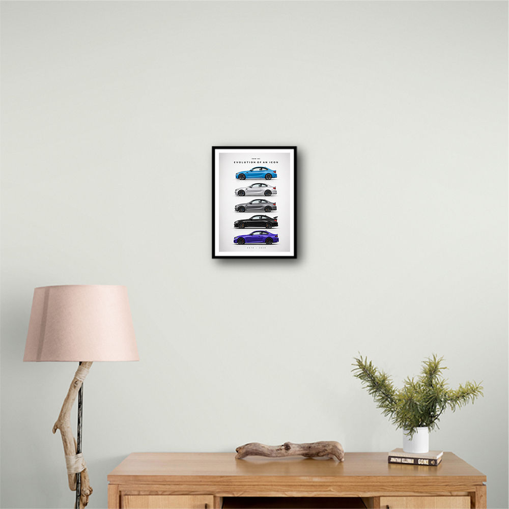 BMW M2 Evolution Of An Icon Art Print
