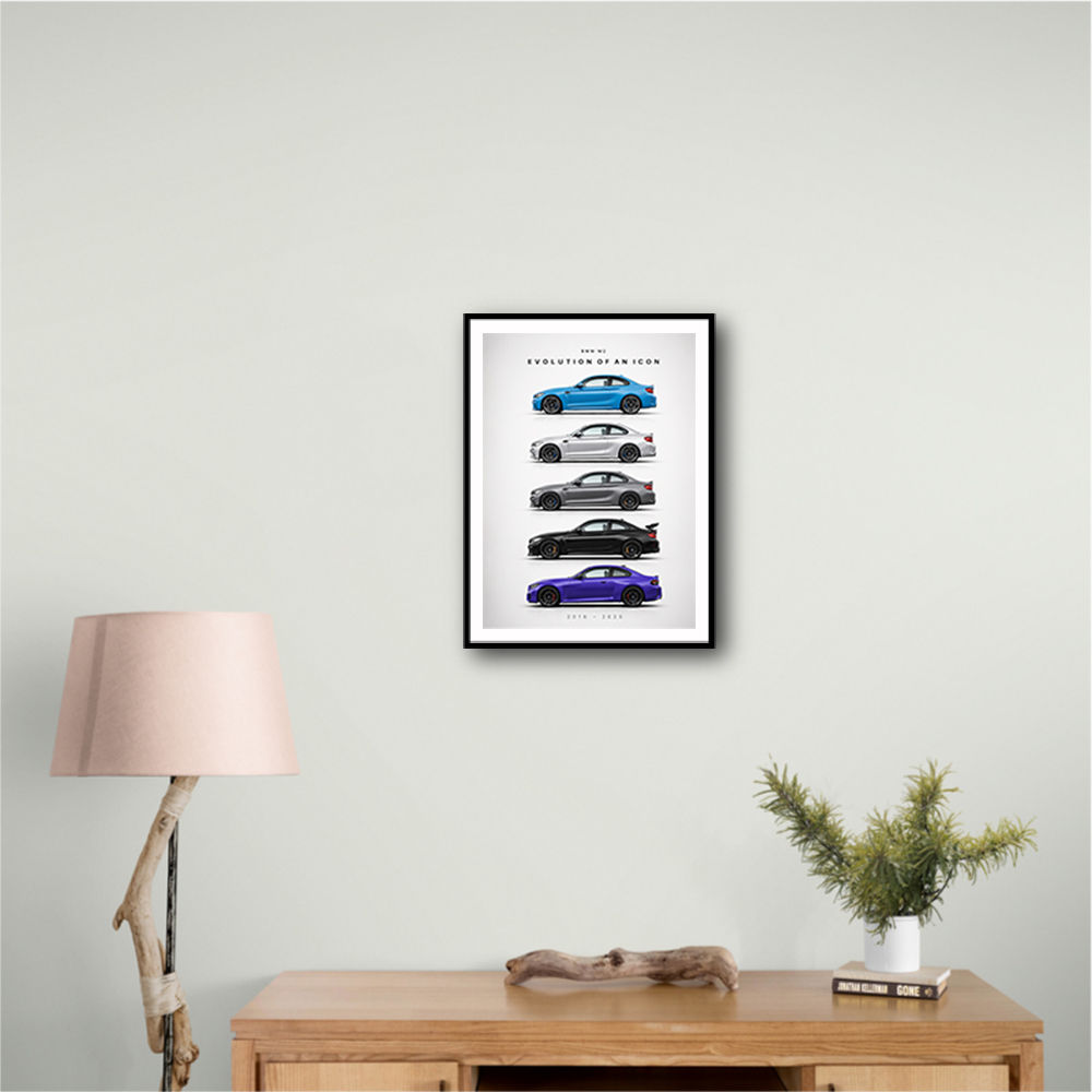 BMW M2 Evolution Of An Icon Art Print