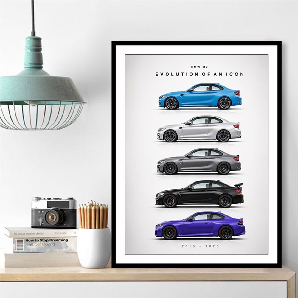 BMW M2 Evolution Of An Icon Art Print