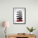 BMW M3 Evolution Timeline Wall Art