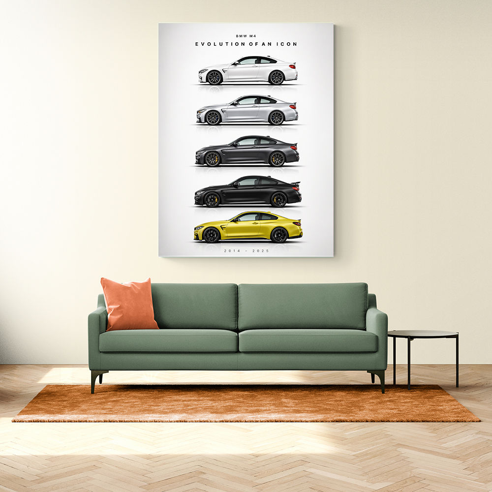 BMW M4 Evolution Sports Car Art Print