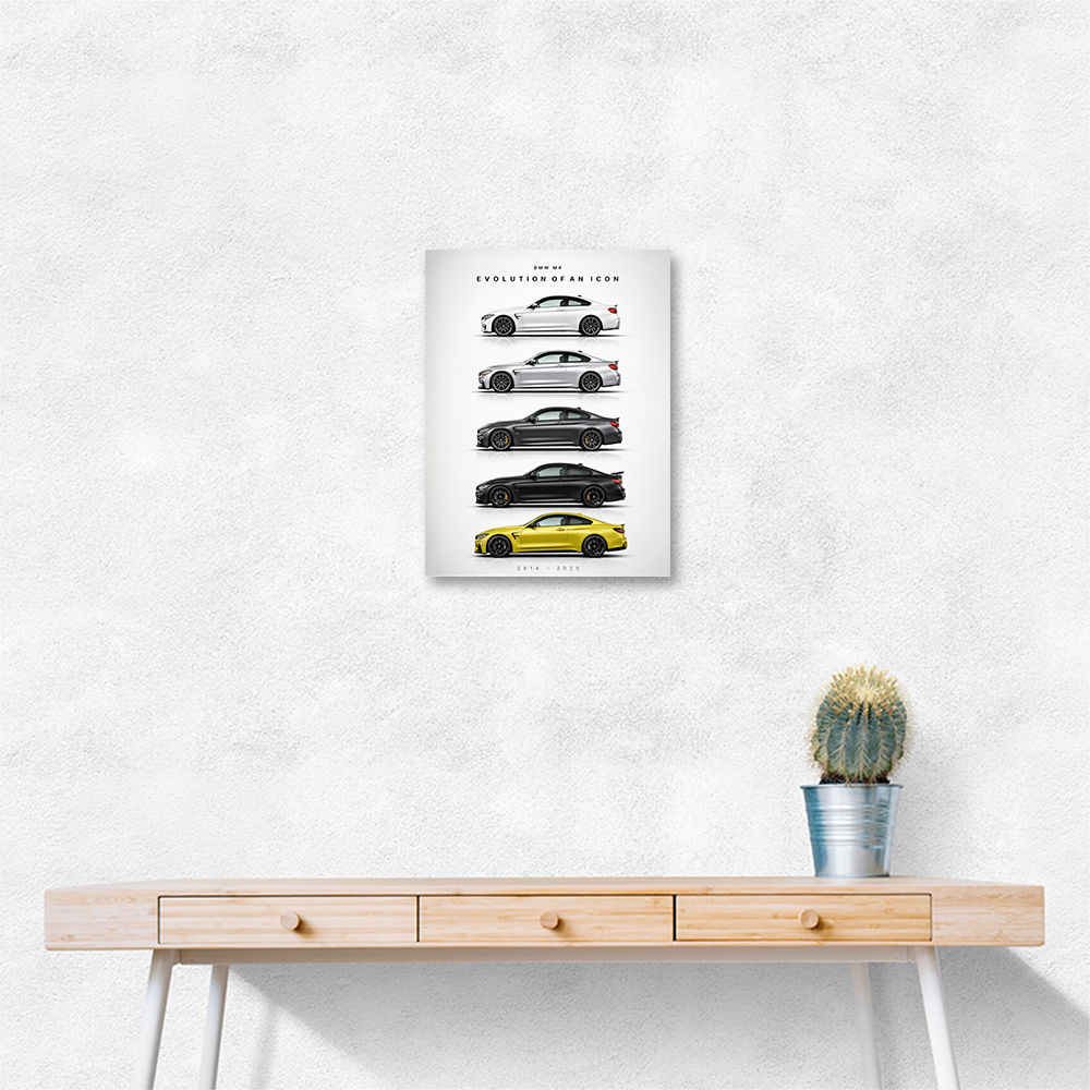 BMW M4 Evolution Sports Car Art Print