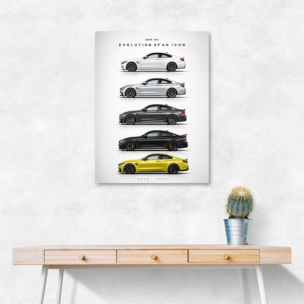 BMW M4 Evolution Sports Car Art Print