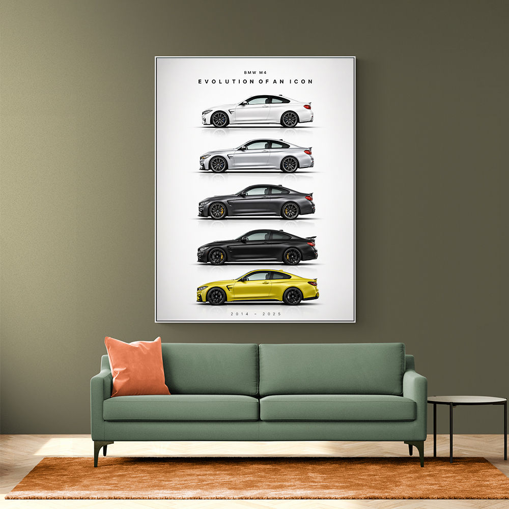 BMW M4 Evolution Sports Car Art Print
