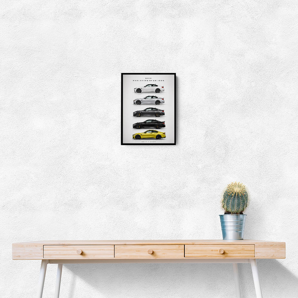BMW M4 Evolution Sports Car Art Print
