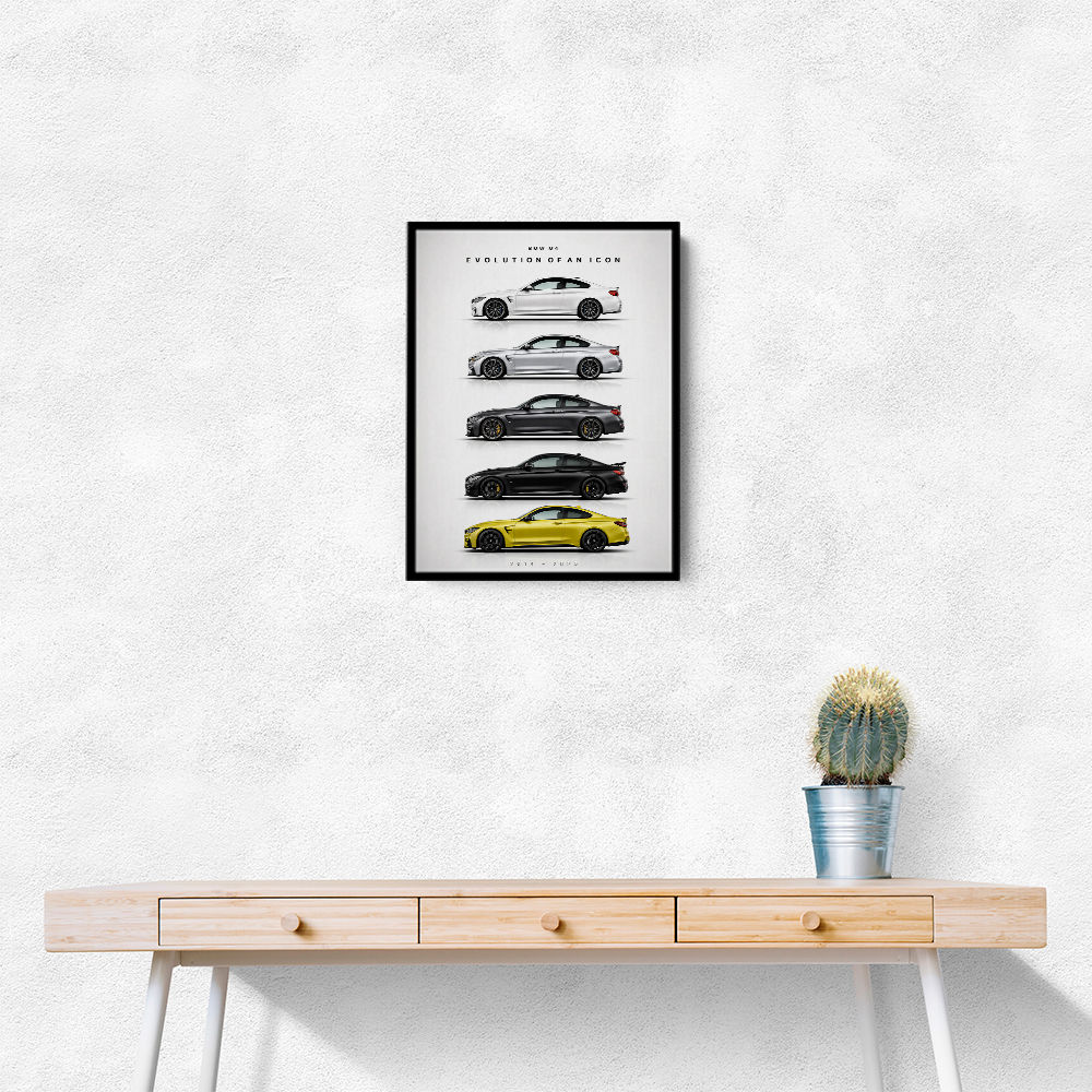 BMW M4 Evolution Sports Car Art Print